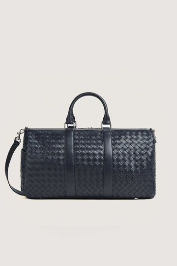 Intrecciato leather day bag